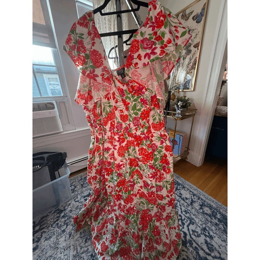 NWT June and Vie Smocked Poplin Maxi Dress - Picture 3 of 4